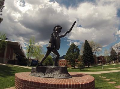 Trinidad State Trojan statue image